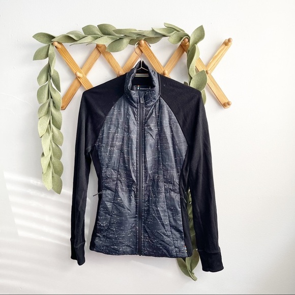Smartwool Smartloft 60 Black With Gray Pattern Jacket